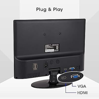 Monitor Zebster ZEB-VS16HD LED 15.4 Inch LED Monitor