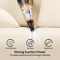 Portronics Mopcop Rechargeable Handheld Vacuum Cleaner for Home & Car (Black)