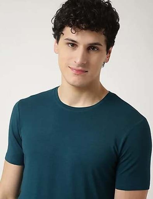 M&S TEAL ROUND NECK T-SHIRT M&S TEAL ROUND NECK T-SHIRT