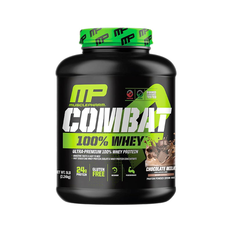 MusclePharm Combat 100% Whey - 5 lbs 2.27kg MusclePharm Combat 100% Whey - 5 lbs 2.27kg