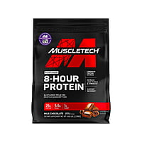 MuscleTech Platinum 8 Hour Protein - 4.6 lb, Milk Chocolate