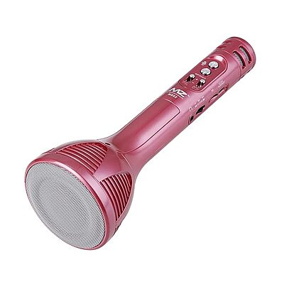 MZ M802 (KARAOKE MIC WITH SPEAKER) Rechargeable FM Radio 5 Voice Changer Microphone