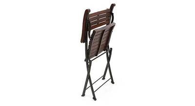 Outdoor Folding Metal Chair (Set of 2) Outdoor Folding Metal Chair (Set of 2)