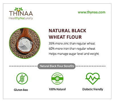 Natural Black Wheat Flour-1 KG Natural Black Wheat Flour-1 KG