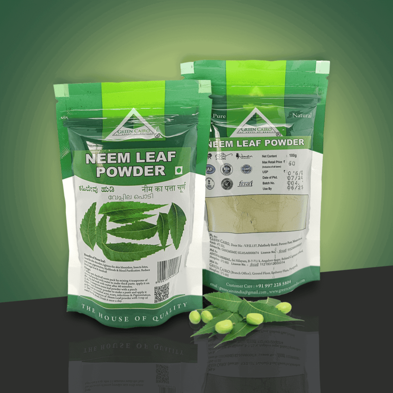 Neem Leaf Powder 100g - Green Cairo Neem Leaf Powder 100g - Green Cairo