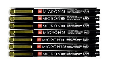 Sakura Pigma Micron Fineliner Pen, 100th Anniversary Limited Edition- Open Stock Sakura Pigma Micron Fineliner Pen, 100th Anniversary Limited Edition- Open Stock