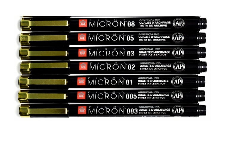 Sakura Pigma Micron Fineliner Pen, 100th Anniversary Limited Edition- Open Stock Sakura Pigma Micron Fineliner Pen, 100th Anniversary Limited Edition- Open Stock