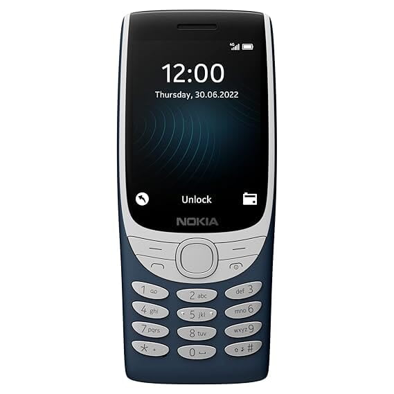 Nokia 8210 4G Volte keypad Phone with Dual SIM, Big Display, inbuilt MP3 Player & Wireless FM Radio Nokia 8210 4G Volte keypad Phone with Dual SIM, Big Display, inbuilt MP3 Player & Wireless FM Radio
