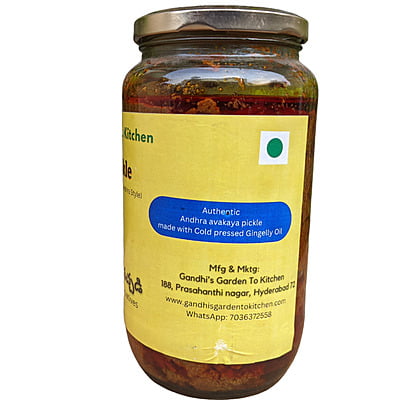 1kg Andhra Avakaya – Homemade - Authentic Andhra Mango Pickle