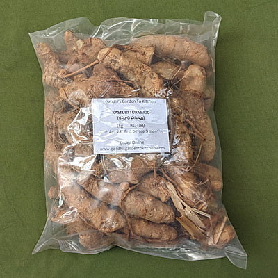 1KG Kasturi Turmeric seed Rhyzomes | Kasthuri Manjal | Aromatic Turmeric (Curcuma Aroamtica Salisb) Wild Turmeric Seeds (rhizomes) 1KG Kasturi Turmeric seed Rhyzomes | Kasthuri Manjal | Aromatic Turmeric (Curcuma Aroamtica Salisb) Wild Turmeric Seeds (rhizomes)