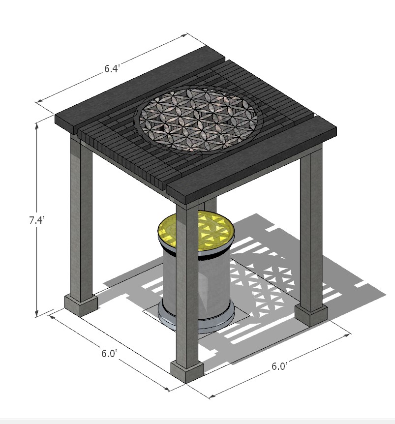 Gazebo/Kiosk/Mandapa/Shaded walk Gazebo/Kiosk/Mandapa/Shaded walk