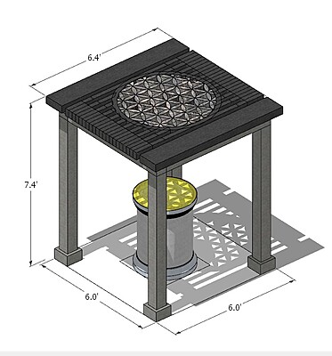 Gazebo/Kiosk/Mandapa/Shaded walk