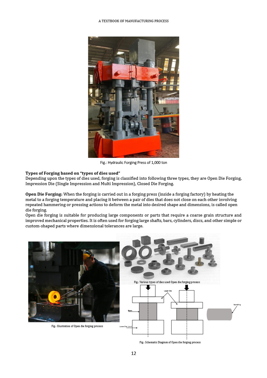 A Textbook of Manufacturing Process