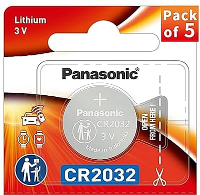 Panasonic CMOS Battery CR2032 2308SR-017