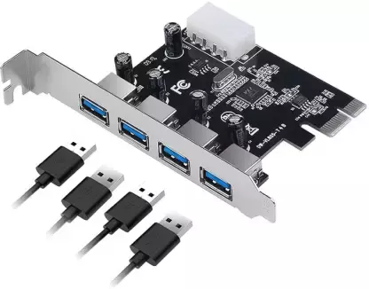 PCIe 4-Port USB 3.0 Card with 5V Power Connector Up to 5 Gbps Speed, 16GB GDDR4 Graphics Card PCIe 4-Port USB 3.0 Card with 5V Power Connector Up to 5 Gbps Speed, 16GB GDDR4 Graphics Card