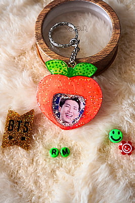 BTS/RM/KPOP PHOTO KEYCHAIN