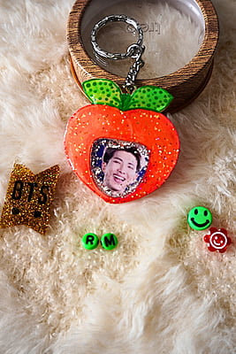 BTS/RM/KPOP PHOTO KEYCHAIN