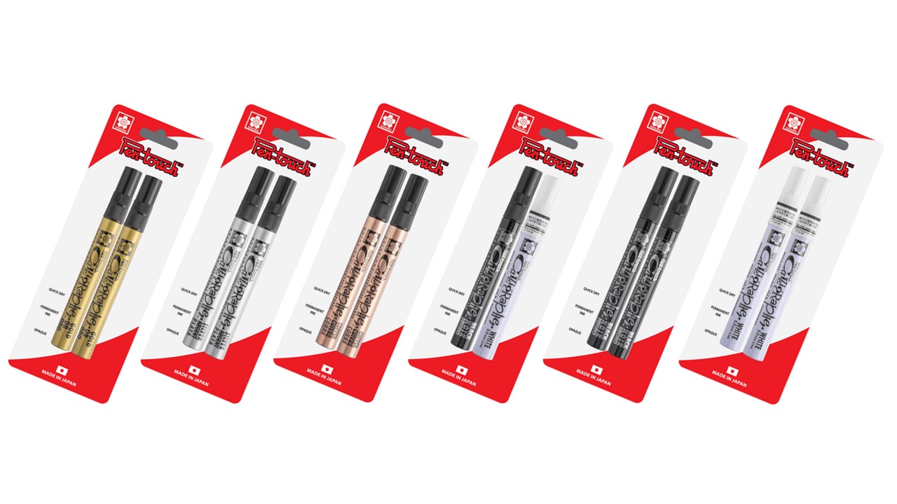 Sakura Pentouch Calligrapher 5mm, 2pk
