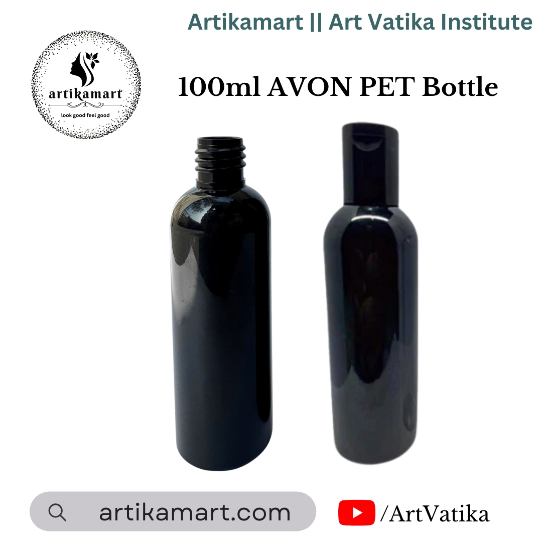100ml AVON PET Bottle BLACK - 20mm Neck 100ml AVON PET Bottle BLACK - 20mm Neck