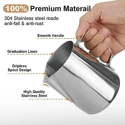 Pouring S.S. Mug 900ml Jug Steel for Candle Making with Spout Pouring S.S. Mug 900ml Jug Steel for Candle Making with Spout