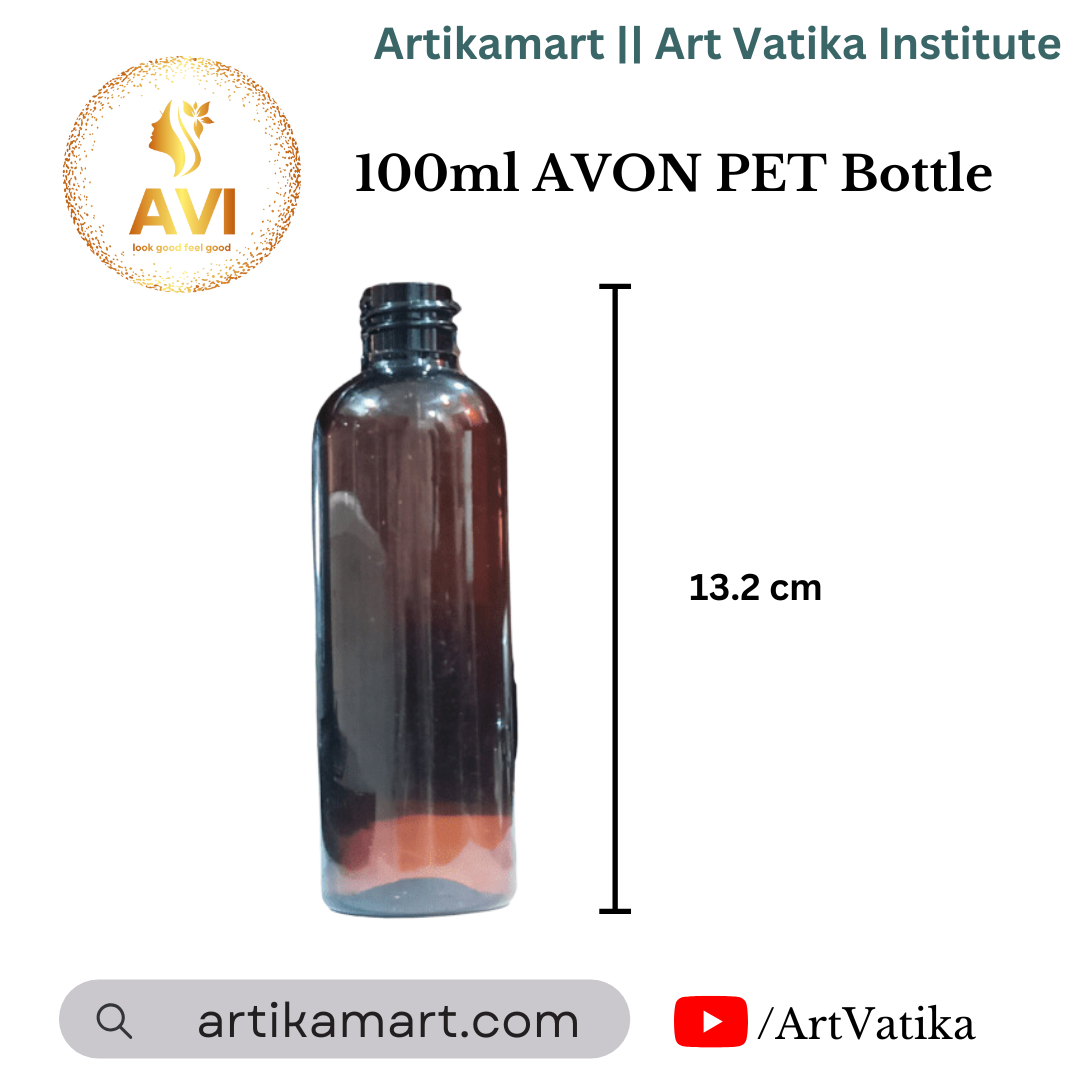 100ml AVON PET Bottle AMBER - 20mm Neck 100ml AVON PET Bottle AMBER - 20mm Neck