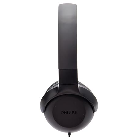 Philips Audio Upbeat Tauh201 Wired On Ear Headphones with Mic (Black) Philips Audio Upbeat Tauh201 Wired On Ear Headphones with Mic (Black)