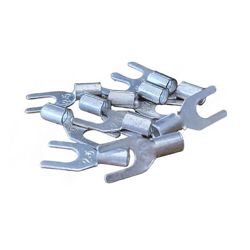 Cable Connector Lug Non Insulated Fork Crimp Terminal