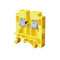 TERMINAL BLOCK POLYMIDE for 6sqmm - FTS6P YELLOW WITH END PLATE TERMINAL BLOCK POLYMIDE for 6sqmm - FTS6P YELLOW WITH END PLATE