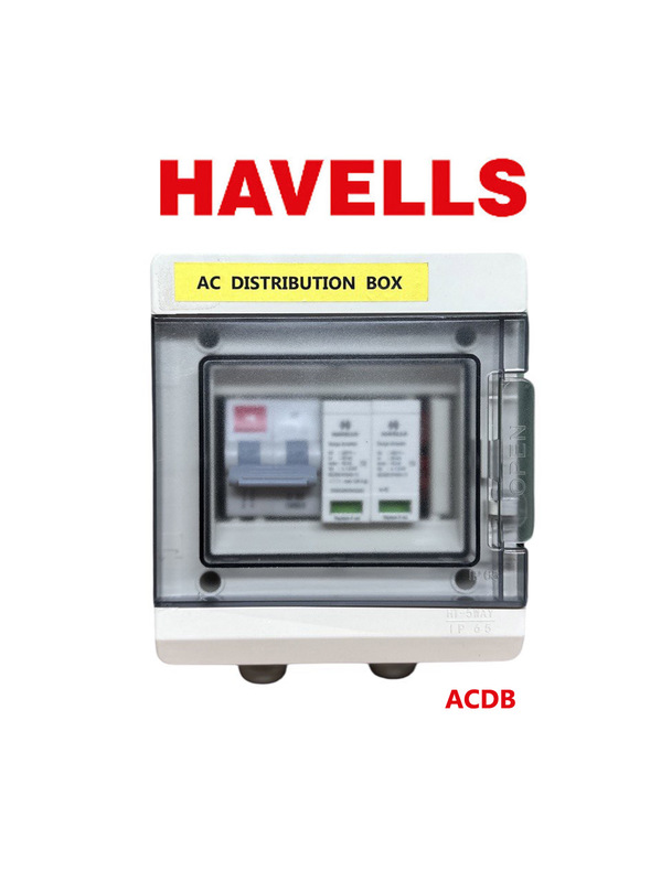Havells WaterShield IP66 ACDB Single Phase Inbuilt AC MCB 32A, AC SPD 320V