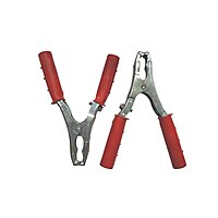 100 AMP Heavy Duty Crocodile Battery Clamp Jumper Cable Clamp (Set of 2 Red) 100 AMP Heavy Duty Crocodile Battery Clamp Jumper Cable Clamp (Set of 2 Red)