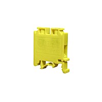 TERMINAL BLOCK POLYMIDE upto 25 sqmm  - FTS25P YELLOW WITH END PLATE