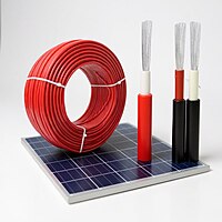 4 sq.mm TUV certified solar DC aluminum alloy cable ( Black )