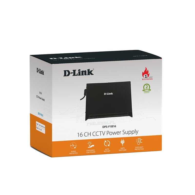 D-Link 16 Channel 12v20AMP Power Supply Multiple Output D-Link 16 Channel 12v20AMP Power Supply Multiple Output