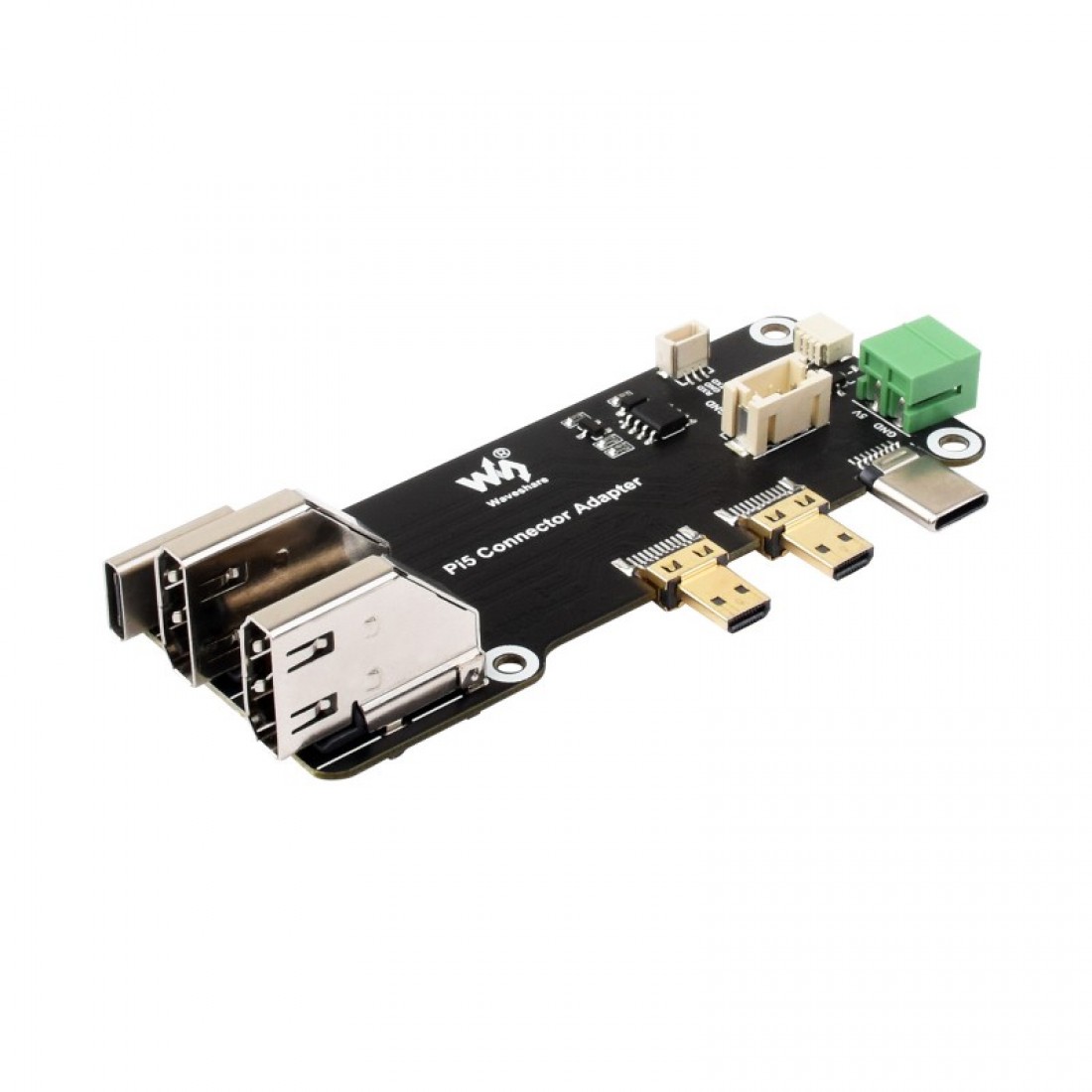 Waveshare Micro HDMI to HDMI Multifunctional Adapter, Compatible with Raspberry Pi 5 / 4B, Two Power Supply Methods, Supports Dual 4K Outputs Waveshare Micro HDMI to HDMI Multifunctional Adapter, Compatible with Raspberry Pi 5 / 4B, Two Power Supply Methods, Supports Dual 4K Outputs