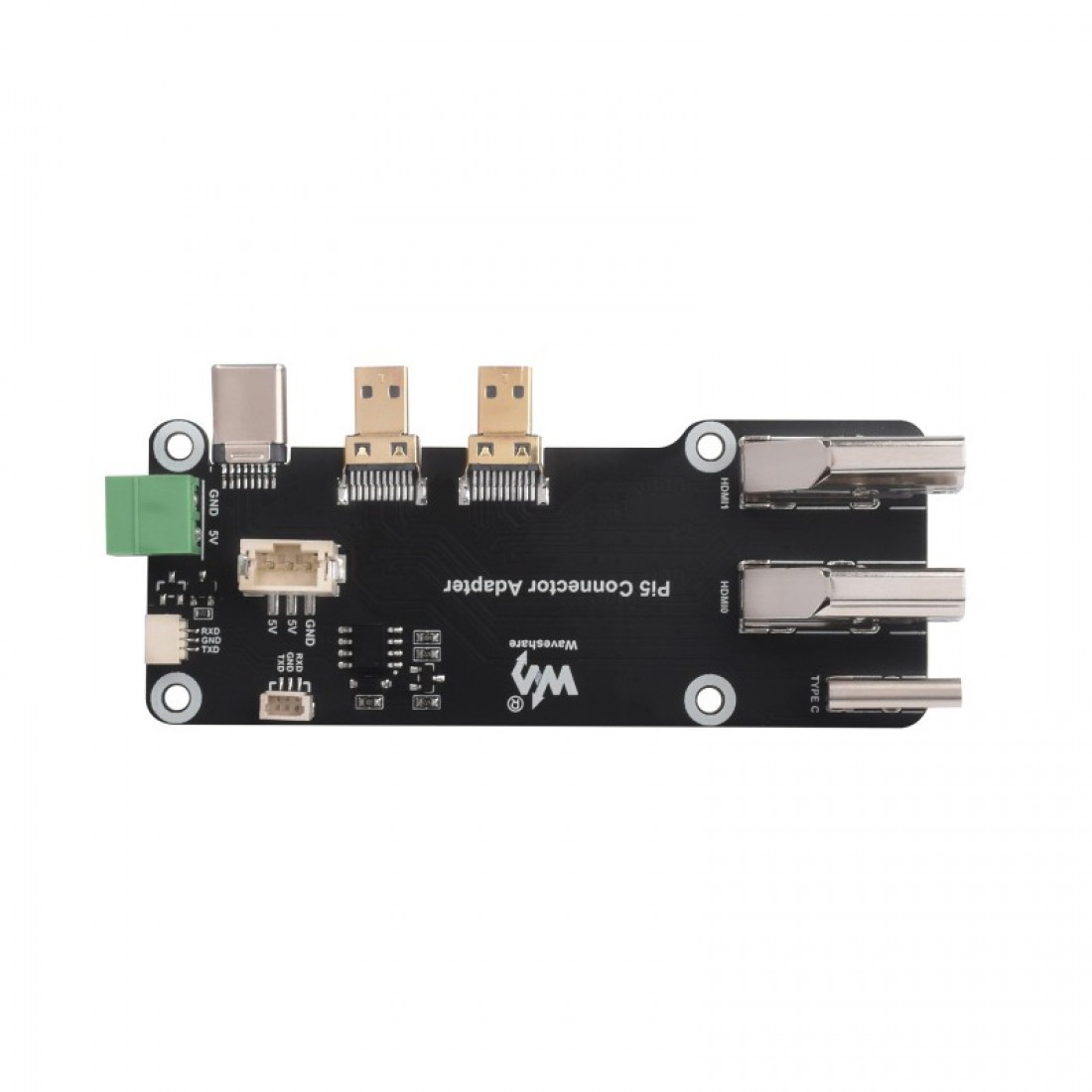 Waveshare Micro HDMI to HDMI Multifunctional Adapter, Compatible with Raspberry Pi 5 / 4B, Two Power Supply Methods, Supports Dual 4K Outputs Waveshare Micro HDMI to HDMI Multifunctional Adapter, Compatible with Raspberry Pi 5 / 4B, Two Power Supply Methods, Supports Dual 4K Outputs