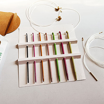 Pony Chroma Interchangeable Tunisian Crochet Hook Set