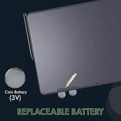 Portronics Ruffpad 15 Re-Writable LCD Screen 38.1cm (15-inch) Writing Pad for Drawing, Playing, Handwriting Gifts for Kids & Adults Portronics Ruffpad 15 Re-Writable LCD Screen 38.1cm (15-inch) Writing Pad for Drawing, Playing, Handwriting Gifts for Kids & Adults