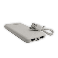 Power Bank Housing with Dual USB Output, Micro & Type-C Input (White) Power Bank Housing with Dual USB Output, Micro & Type-C Input (White)