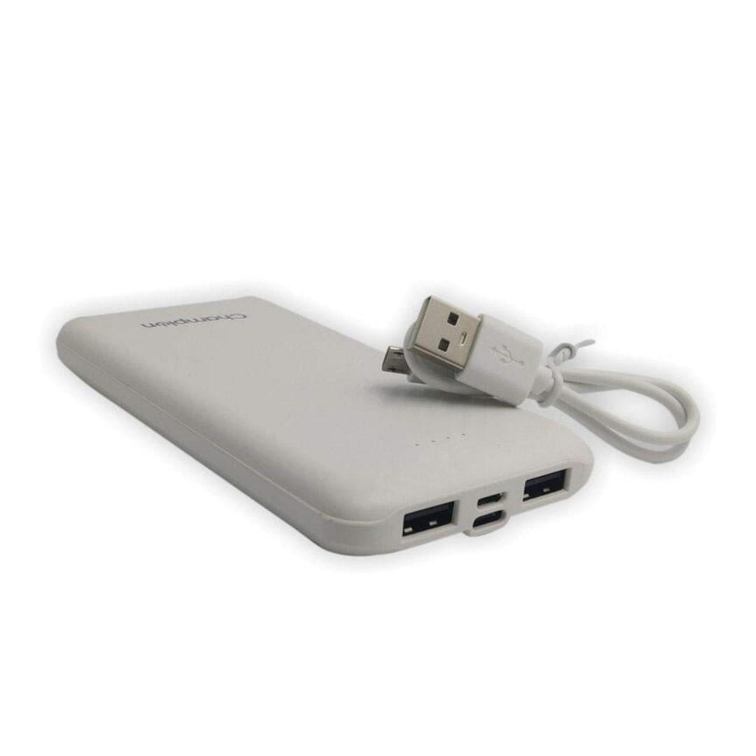 Power Bank Housing with Dual USB Output, Micro & Type-C Input (White) Power Bank Housing with Dual USB Output, Micro & Type-C Input (White)