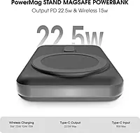 Champion 10000mAh Magnetic Wireless Power Bank With stand – PD Fast Charging for iPhone & Android Champion 10000mAh Magnetic Wireless Power Bank With stand – PD Fast Charging for iPhone & Android