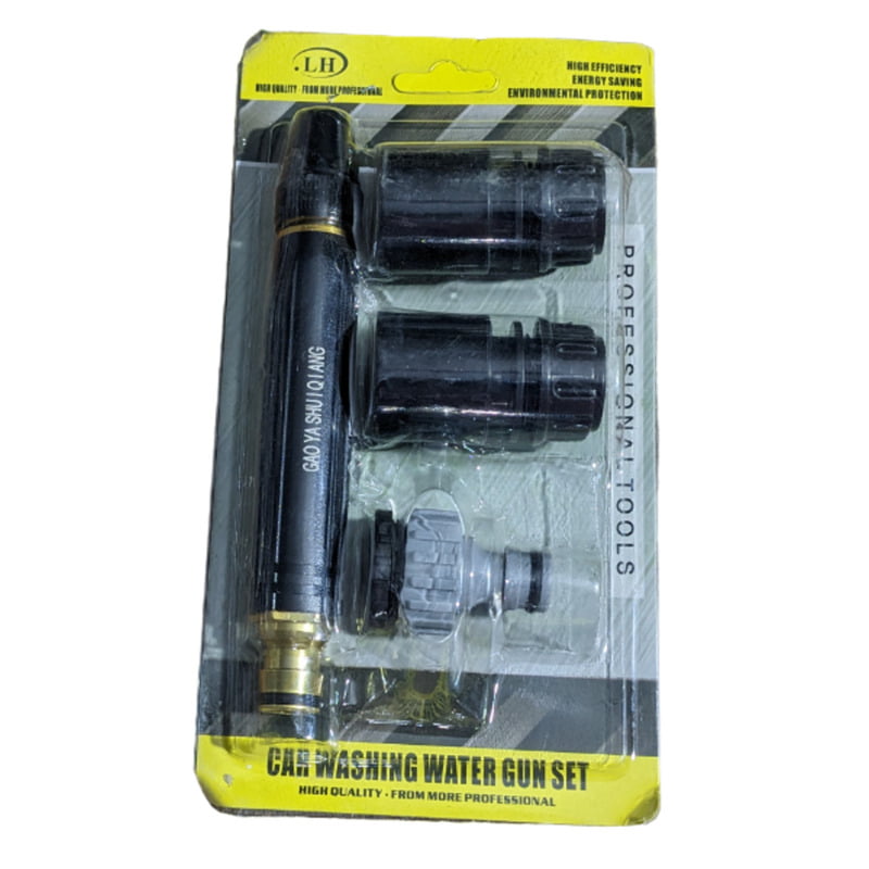 High Pressure Car water washig Nozzle Kit with 3 Pcs PVC Hose Quick Connector,Car & Garden Wash Water Gun-Black High Pressure Car water washig Nozzle Kit with 3 Pcs PVC Hose Quick Connector,Car & Garden Wash Water Gun-Black