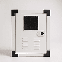 Daystar Single Phase Concealed Meter Box with Isolator Option (Powder Coated"Ivory")