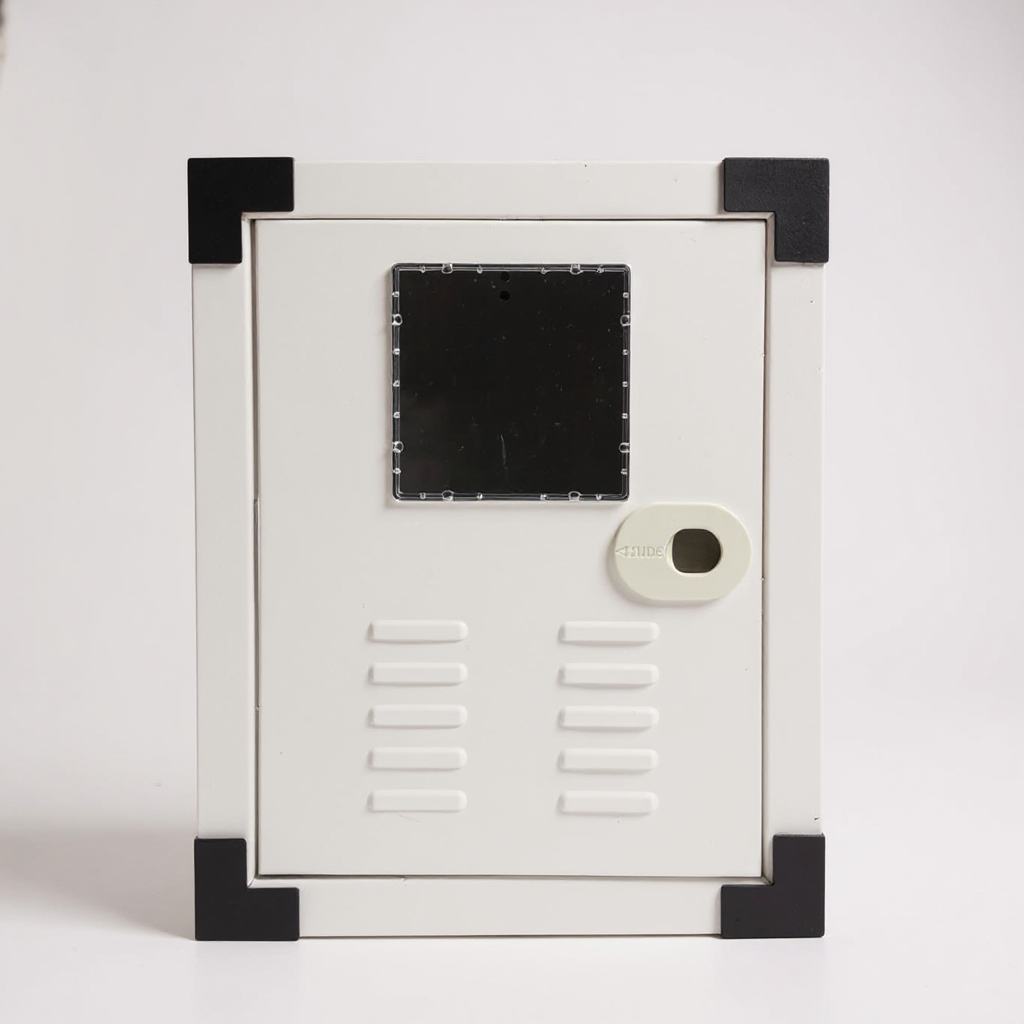 Daystar Single Phase Concealed Meter Box with Isolator Option (Powder Coated"Ivory")