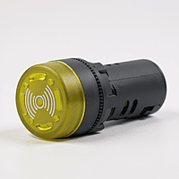 22.5mm Buzzer Illuminated Yellow