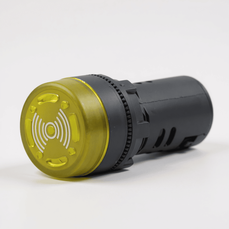 22.5mm Buzzer Illuminated Yellow