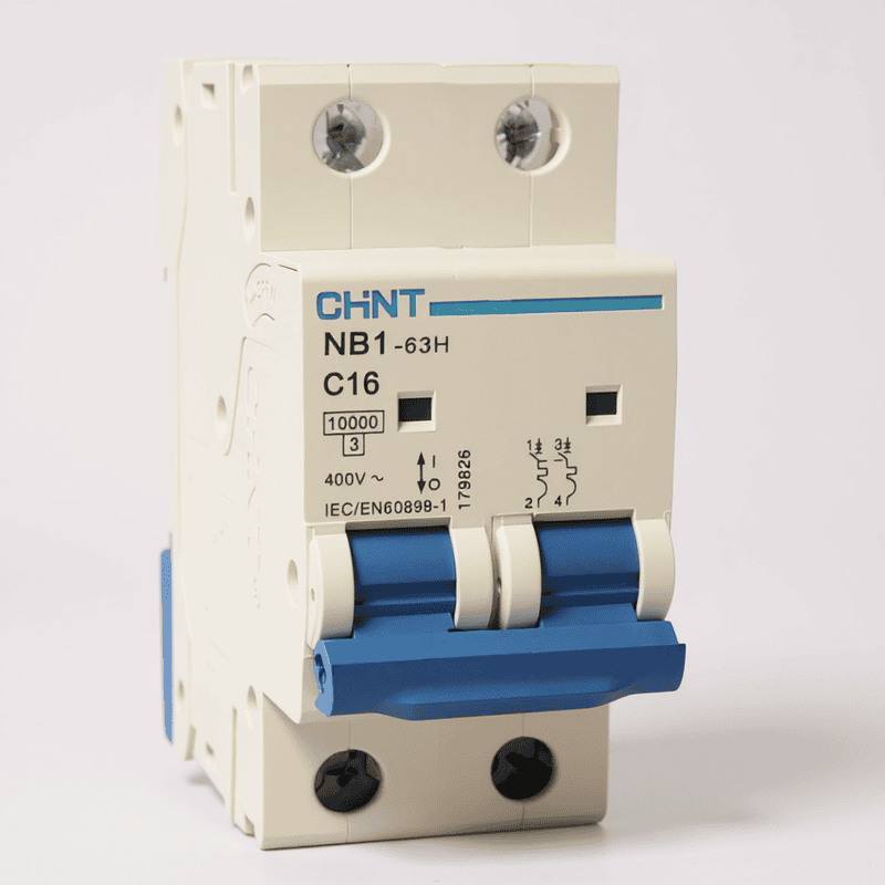 Chint 16A 2-Pole AC MCB – (C-Curve)