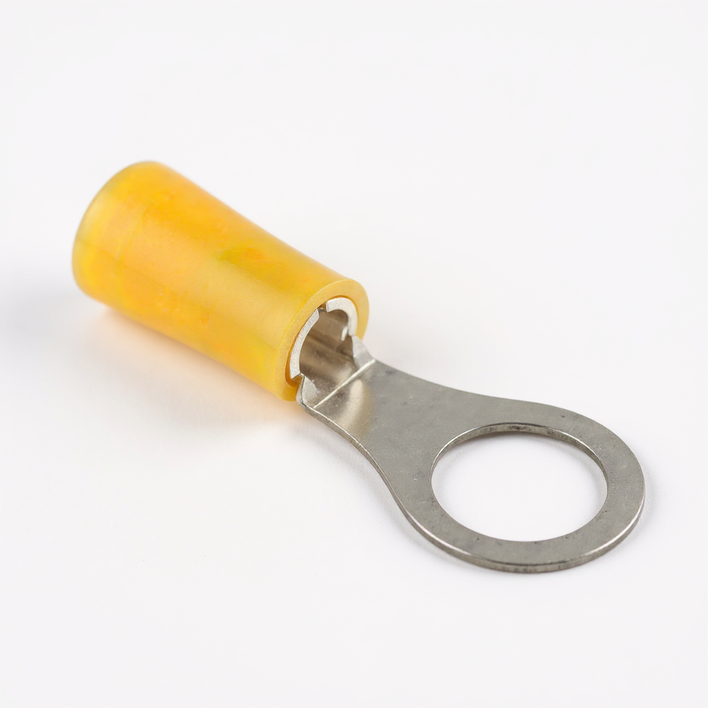 4-6 sq.mm-Crimping Type Insulated Copper Ring Type Terminal Ends | HRI-7090 (Pack Of 10)