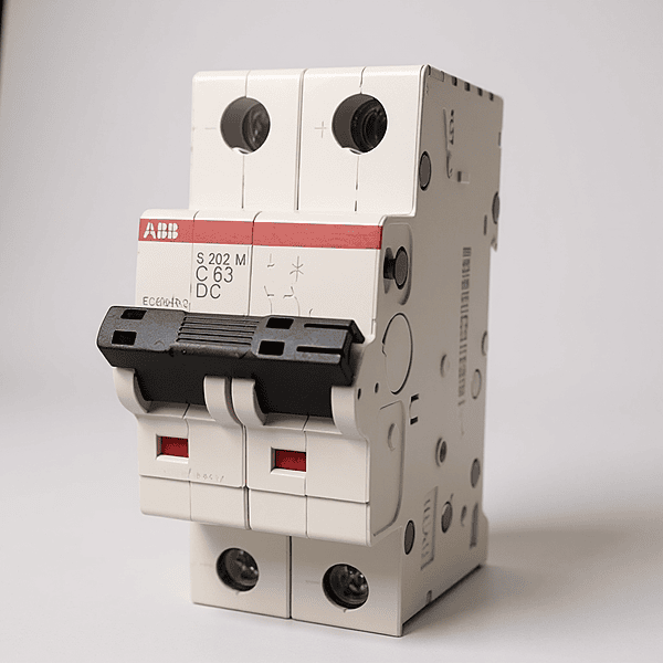 ABB  63A 2-Pole DC MCB – 500V Solar Application