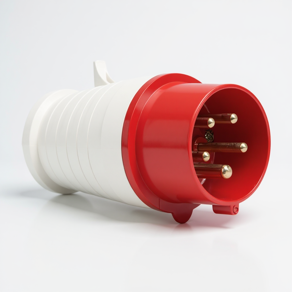 32A Industrial Plug Straight - 5 Pin