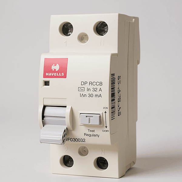 Havells 32A/30mA Single-Phase 2-Pole RCCB
